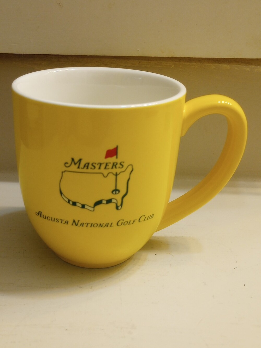 Masters Golf Tournament 2026 Augusta National Golf Club Yellow Mug